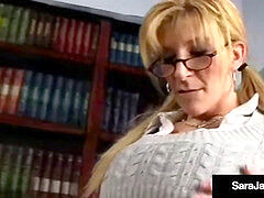 Big ass, Glasses, Huge, Masturbation, Milf, Pussy, Tits, Toys