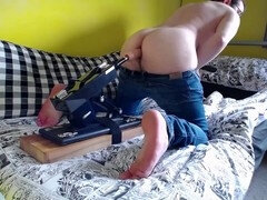 In den arsch, Britisch, Spermaladung, Füsse, Maschinenfick, Masturbation, Solo, Spielzeuge