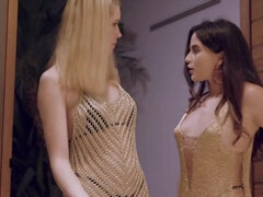 Blond, Hondjeshouding, Sperma in gezicht, Kwartet, Groep, Hd, Feest, Rijden