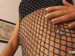 デカ尻, ブロンド, フェラチオ, イマラチオ, 異人種間, 淫乱熟女, 自然山雀, ストッキング