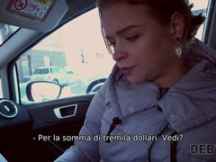 Debt4k. calibri angel non ha soldi per restituire il debito ma ha un corpo perfetto