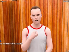 Americano, Verga grande, Engañando, Universidad, Pareja, Cornudo, Humillación, Besar