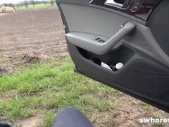 デカチン, フェティッシュ, 淫乱熟女, アウトドア, 公共, 赤毛, オッパイの, ヤリマンの