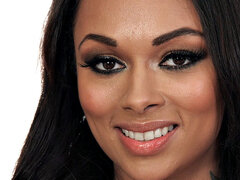 アナル, お尻, フェラチオ, 茶髪の, ディルド, 異人種間, 剃毛, オッパイの