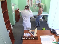 Mamada, Engañando, Médico, Lamidas, Oficina, Pene, Uniforme, Voyeur