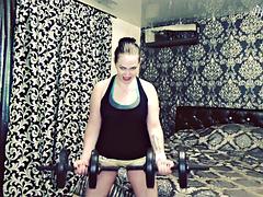 105 weight lifting reps for biceps challenge!