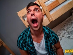 デカ尻, フェラチオ, 茶髪の, 捕まる, ダブル開発, 3p男男女, ティーン, 三人