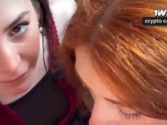 Grosser arsch, Braunhaarige, Spermaladung, Schwanz, Hd, Latina, Zierlich, Flotter dreier