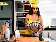 美女, デカパイ, ブラジル, 茶髪の, レズビアン, フェラする, ティーン, オッパイの