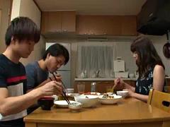 素人, フェラチオ, 日本人, 淫乱熟女, 母, 赤毛, 義母, オッパイの