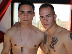 Richard Buldger and Rix doing it on the bed with no condom