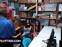 Pijpbeurt, Bruinharig, Hd, Realiteit, Schreeuwen, Mager, Tiener, Trio