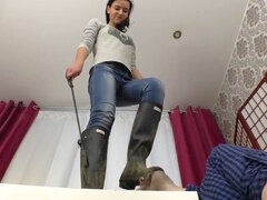 Femme dominatrice, Humiliation, Léchez, Esclave