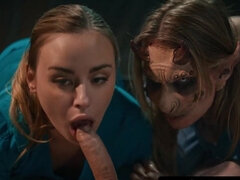 Pijpbeurt, Diep in de keel, Hardcore, Hd, Orgasme, Pornster, Taboe, Trio