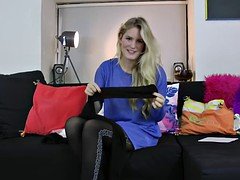 Britannique, Lingerie, Jarretelles, Adolescente, Sous la jupe