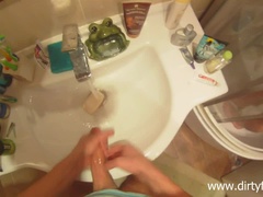 Blonde, Sucer une bite, Lunettes, Branlette thaïlandaise, Pov, Adolescente