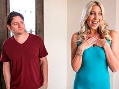 Dormitorio, Culo grande, Verga grande, Tetas grandes, Rubia, Mamada, Estilo perrito, Madres para coger