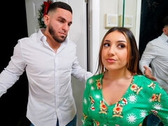 Grosser arsch, Grosse titten, Blasen, Braunhaarige, Hundestellung, Frau frau mann, Hardcore, Milf