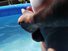 Bikini, Schwul, Handjob, Massage, Im freien, Dusche, Badeanzug, Spielzeuge