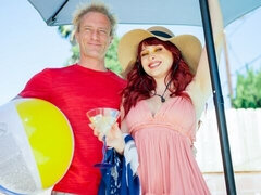 Culo grande, Verga grande, Tetas grandes, Mamada, Polla, Estilo perrito, Pelirrojo