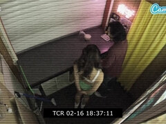 18, アジア人, デカチン, デカパイ, フェラチオ, 捕まる, ティーン, オッパイの