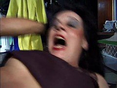 Brunette brune, Allemand, Mamie, Mature