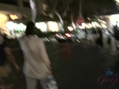 素人, お尻, ブロンド, 足コキ, 彼女, 剃毛, スカート, オッパイの