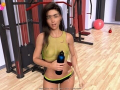 Americano, Sucio, Juegos, Gimnasio, Flaco, Deporte
