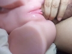 Grosse bite, Tir de sperme, Poupée, Homosexuelle, Grandpère, Jouets