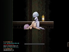The futanari beauty has a fierce mating with the monster