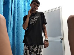 I discover my horny stepsister masturbating and suggest we help her or tell our parents