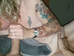 Amateur, Mamada, Pareja, Semen en la boca, Penetracion con dedos, Casero, Orgasmo, Coño