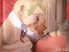 お尻, デカパイ, フェラチオ, イギリス人, チン, Hd, シゴき, 義母