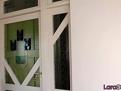 デカパイ, ブロンド, 指いじり, ゴム, レズビアン, 熟年, 淫乱熟女, 母