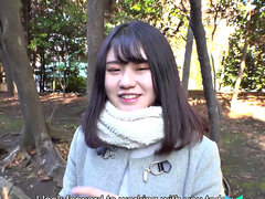 Japanese Rui Adachi is fucked in doggy style and loves it!