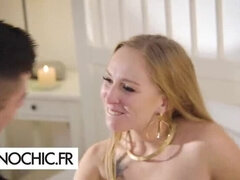 Beso negro, Rubia, Mamada, Linda, Hd, Lencería, Medias largas, Tetas