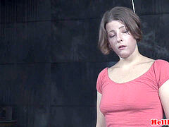 Spreadeagle servant flagellated then whipped