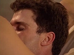 デカパイ, ブロンド, フェラチオ, フェティッシュ, 三人, ヴィンテージ