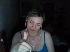 デカチン, デカパイ, ぽちゃ, 酔っぱらう, 一人, ティーン, オッパイの, ウェブカメラ