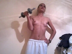 18, 素人, お尻, 裸, 自然山雀, ガリガリ, 一人, オッパイの