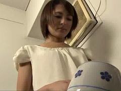 Asiatisch, Blasen, Besamung, Spermaladung, Japanische massage