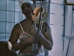 Russian man watching german porn