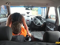 A MILF cheats on her husband with a young driving instructor