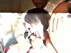 Anal, Asiático, Chica, Mamada, Corridas, Ébano, Trio, Tetas