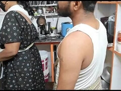 Desi Bhabhi Hardcore Kitchen Sex with Young Devar - Hot Indian Homemade Fuck