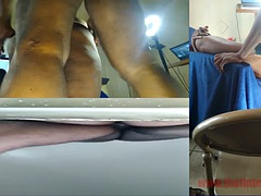 ぽっちゃり, バイセクシャル, 黒人, ぽちゃ, イく瞬間, 黒人, アウトドア, ヤリマンの