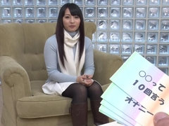 素人, アジア人, お尻, 日本人, 穴開きパンティ, 一人, おもちゃ, バイブレーター