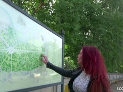 アナル, イく瞬間, チン, ドイツ人, 淫乱熟女, 母, お金, 赤毛