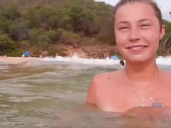 Strand, Blond, Hd, Buiten