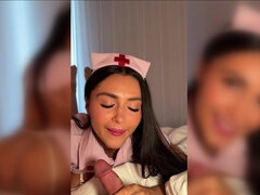 Leie, In den arsch, Grosse titten, Blasen, Interrassisch, Krankenschwester, Pov, Rotschopf